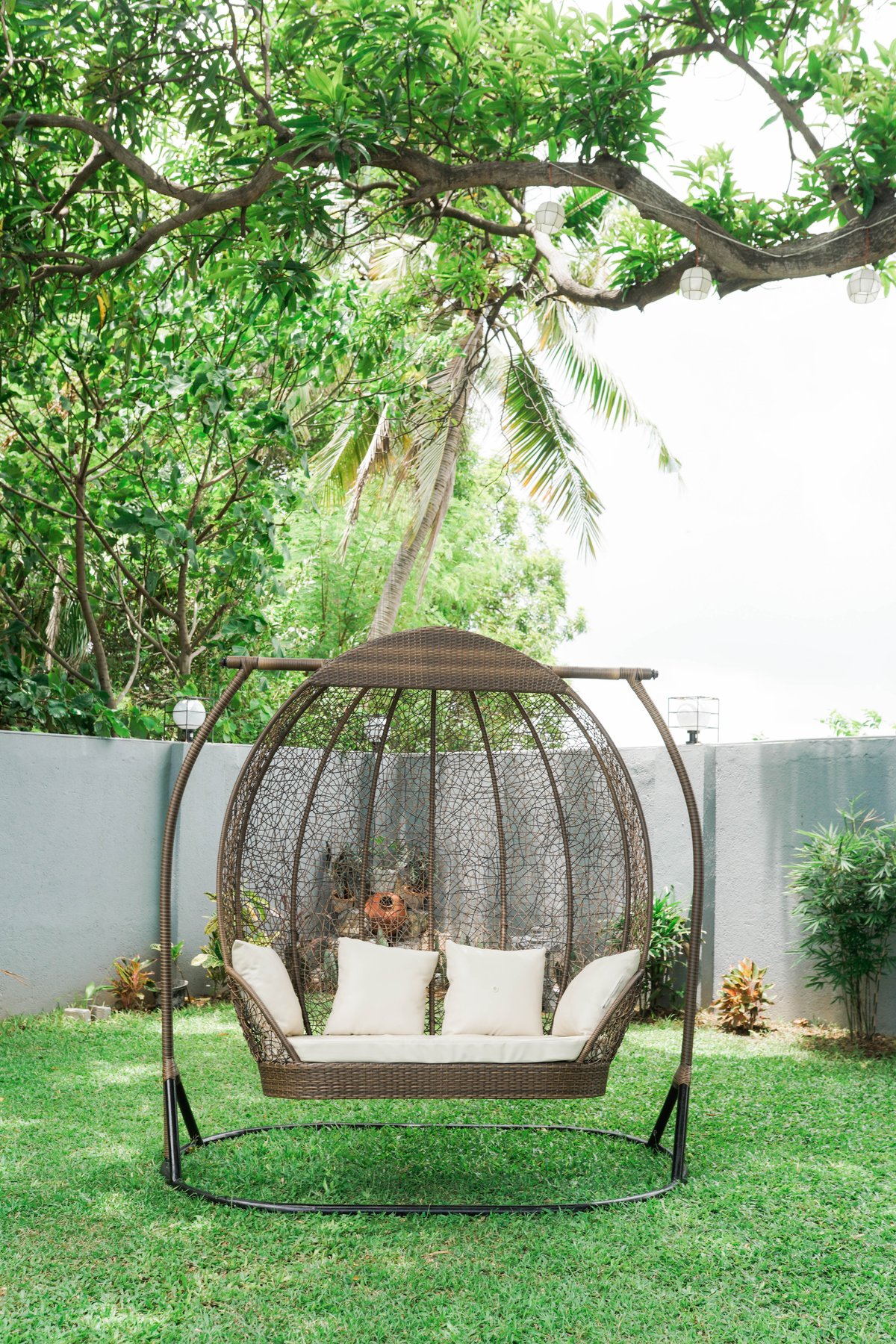 Outdoor guest spaces at Valley O'Ville